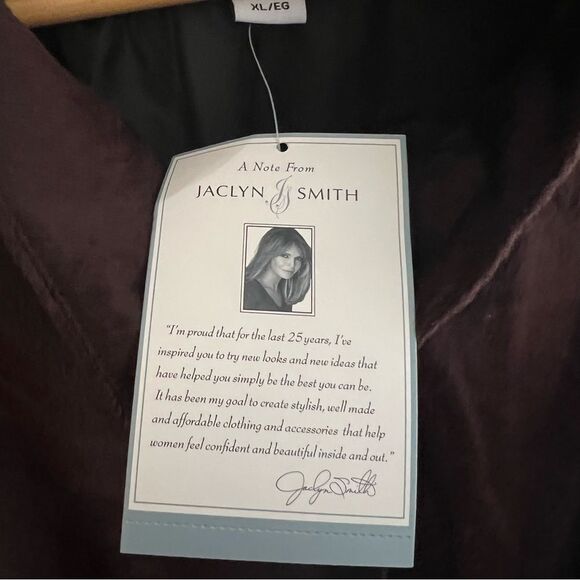 NWT🏷 Jaclyn Smith Brown Faux Fur Jacket Sz XL - Picture 11 of 16